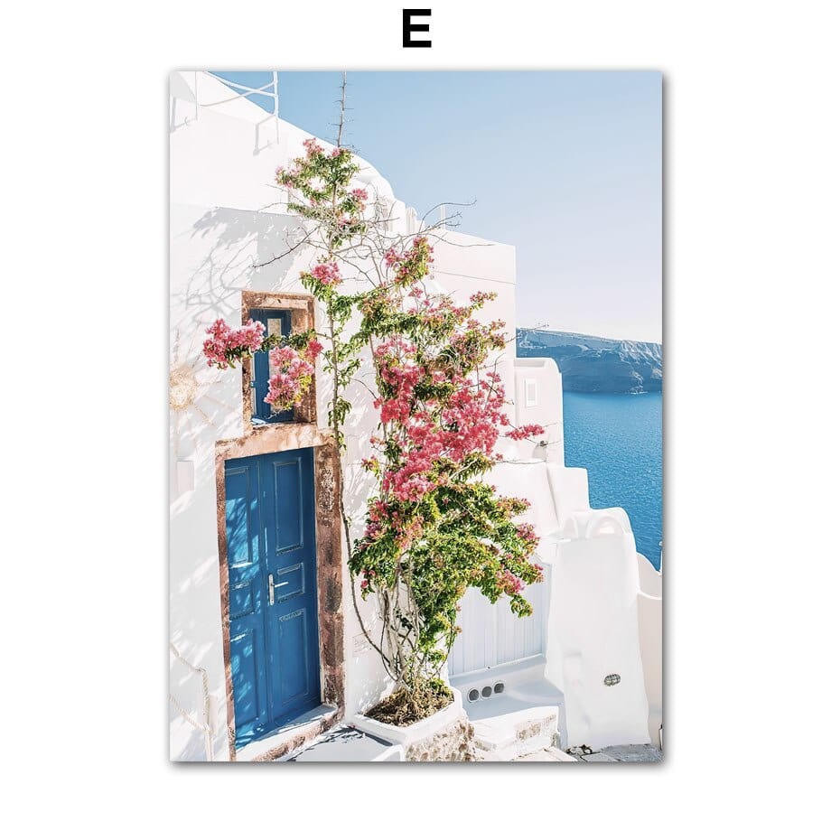 Arthia Designs - Magical Santorini Sea View Canvas Art - Review