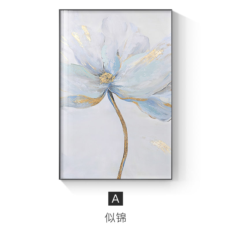 Arthia Designs - Harebell Scandinavian Flower Canvas Art - Review