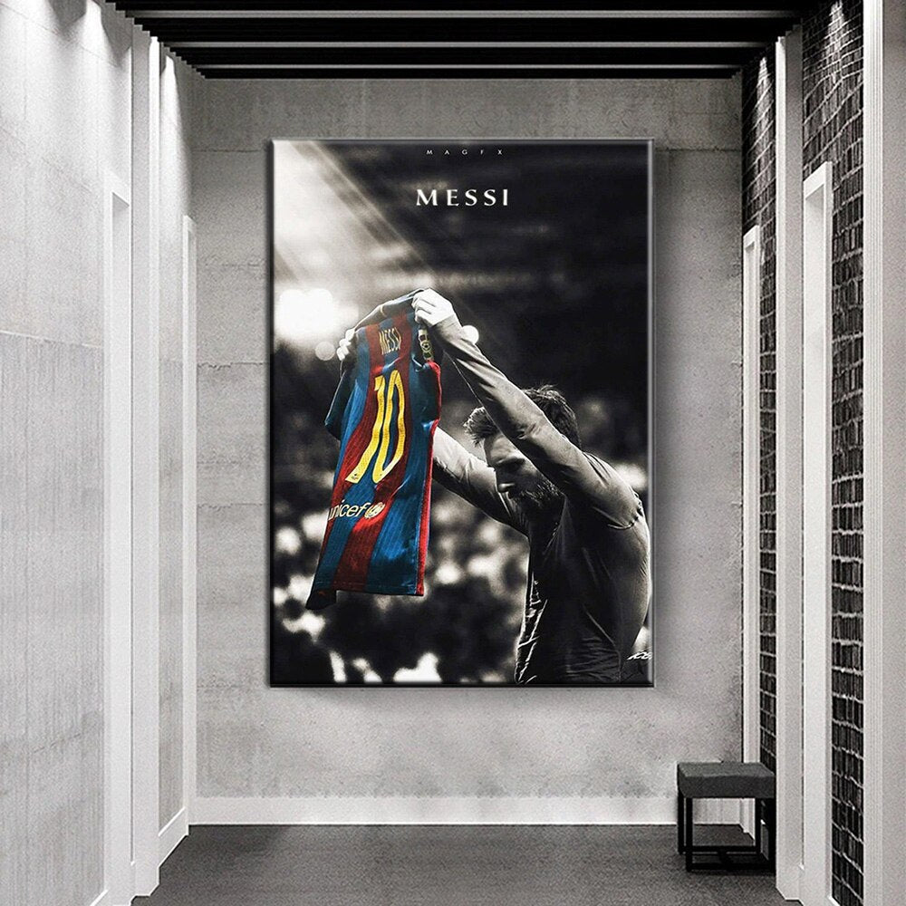 Arthia Designs - GOAT Messi Poster Canvas Art - Review