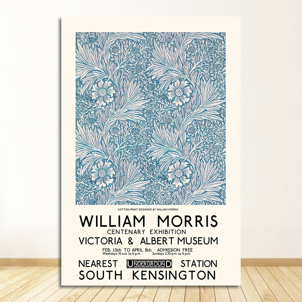 Arthia Designs - William Morris Museum Exhibition Poster Canvas Art - Review