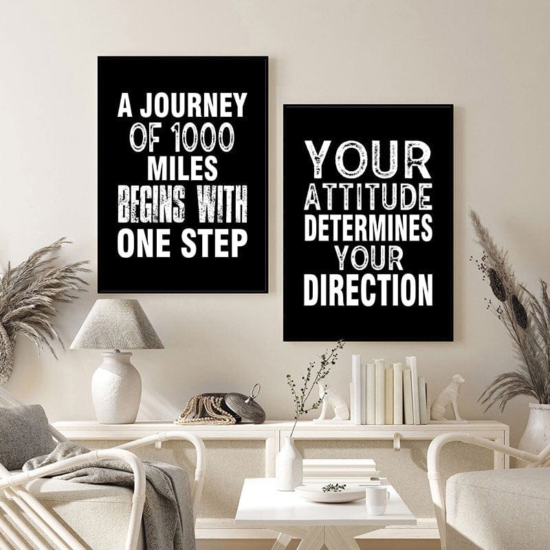 Arthia Designs - Hard Work Motivational Quotes Canvas Art - Review