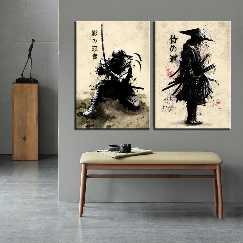 Arthia Designs - Japanese Samurai Canvas Art - Review