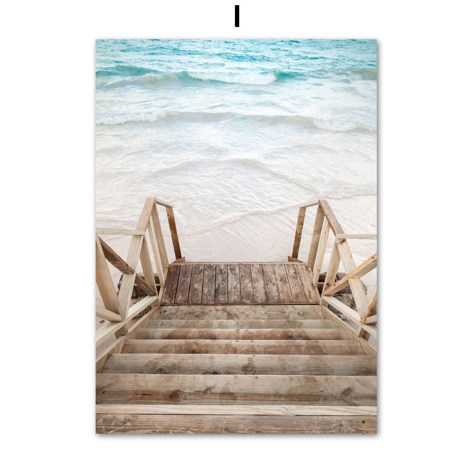 Arthia Designs - Caribbean Beach Resort Canvas Art - Review