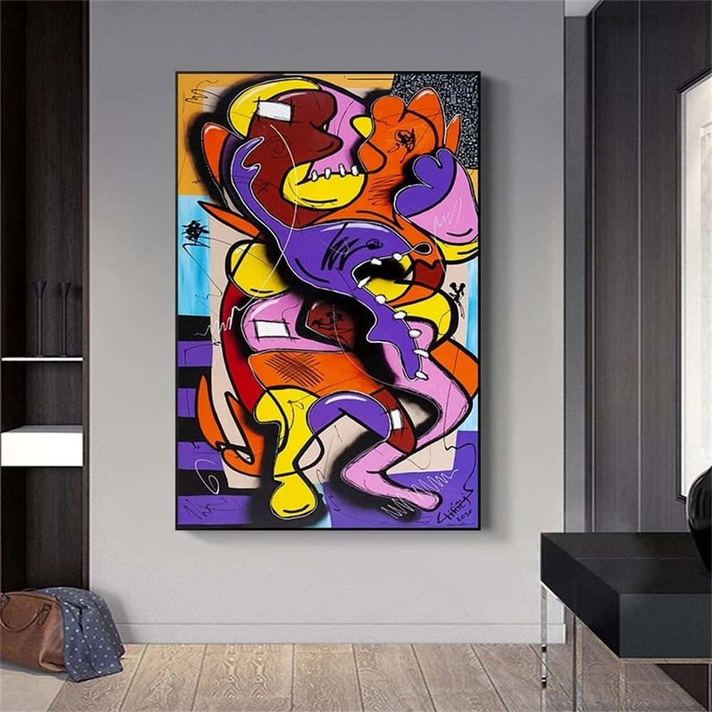 Arthia Designs - Abstract Graffiti Picasso Canvas Art - Review