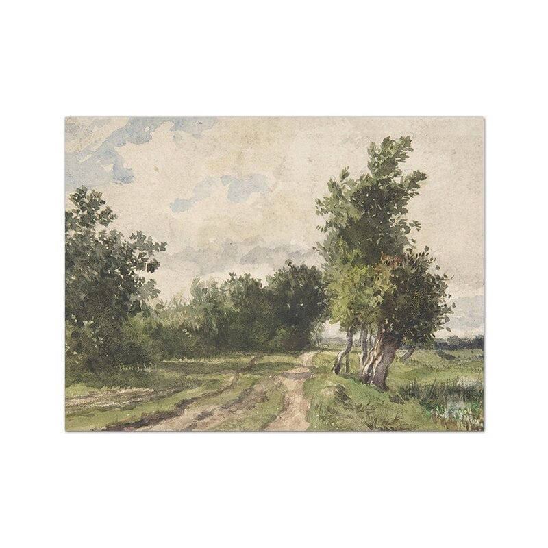 Arthia Designs - Vintage Countryside Oil On Board Canvas Art - Review