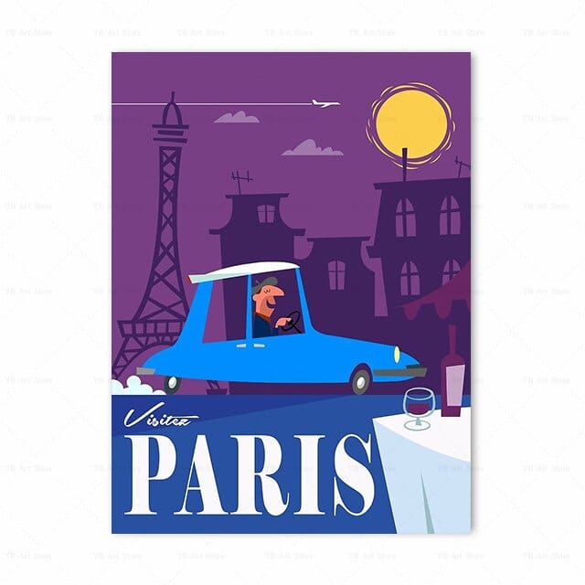 Arthia Designs - France Romantic Cities Canvas Art - Review