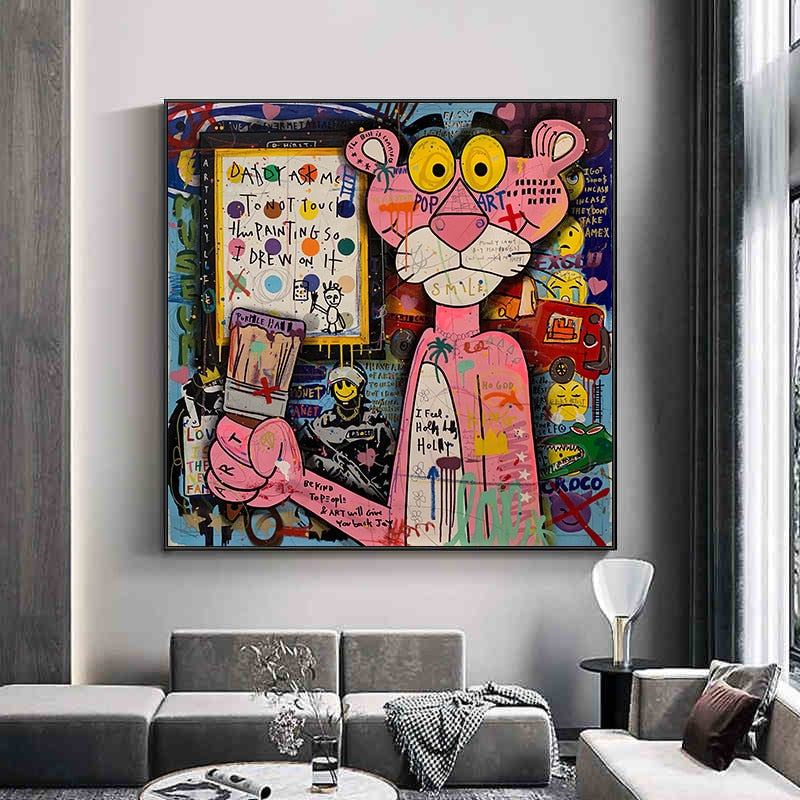 Arthia Designs - Pink Panther Graffiti Canvas Art - Review