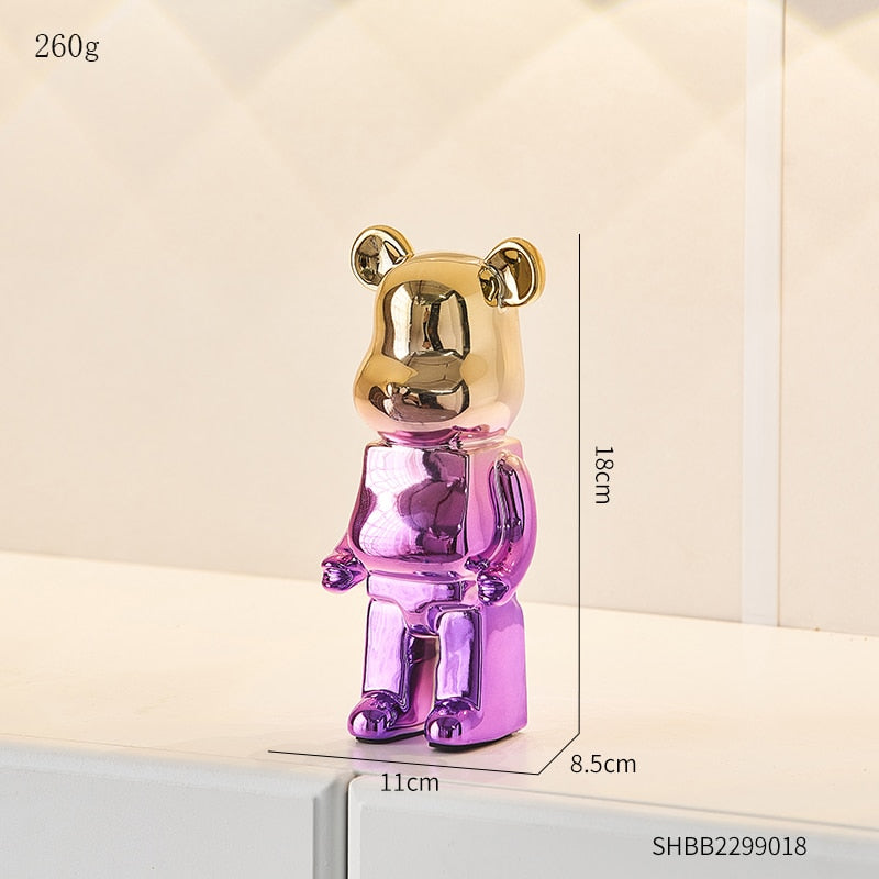 Arthia Designs - Electroplating Piggy Bank Bear Statue - Review