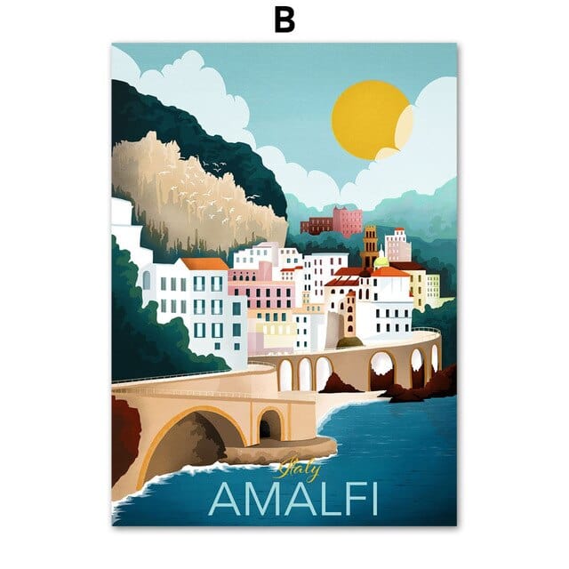 Arthia Designs - Summer City Travel Destination Canvas Art - Review