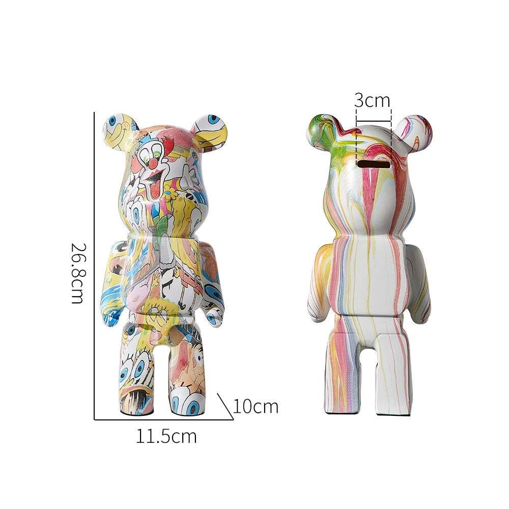 Arthia Designs - Graffiti Colorful Bear Statue - Review