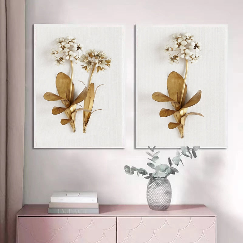 Arthia Designs - Luxury Golden Floral Canvas Art - Review