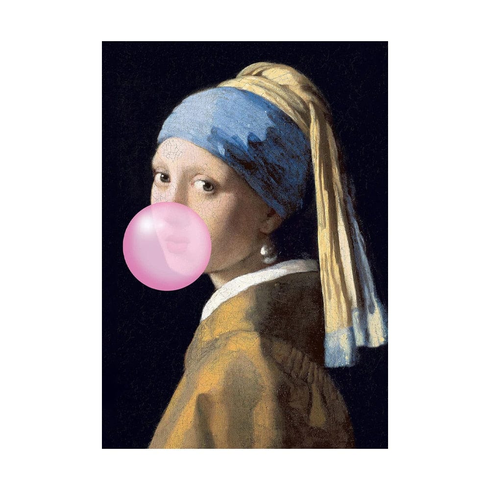 Arthia Designs - Vintage Women Blowing Bubble Gum Canvas Art - Review