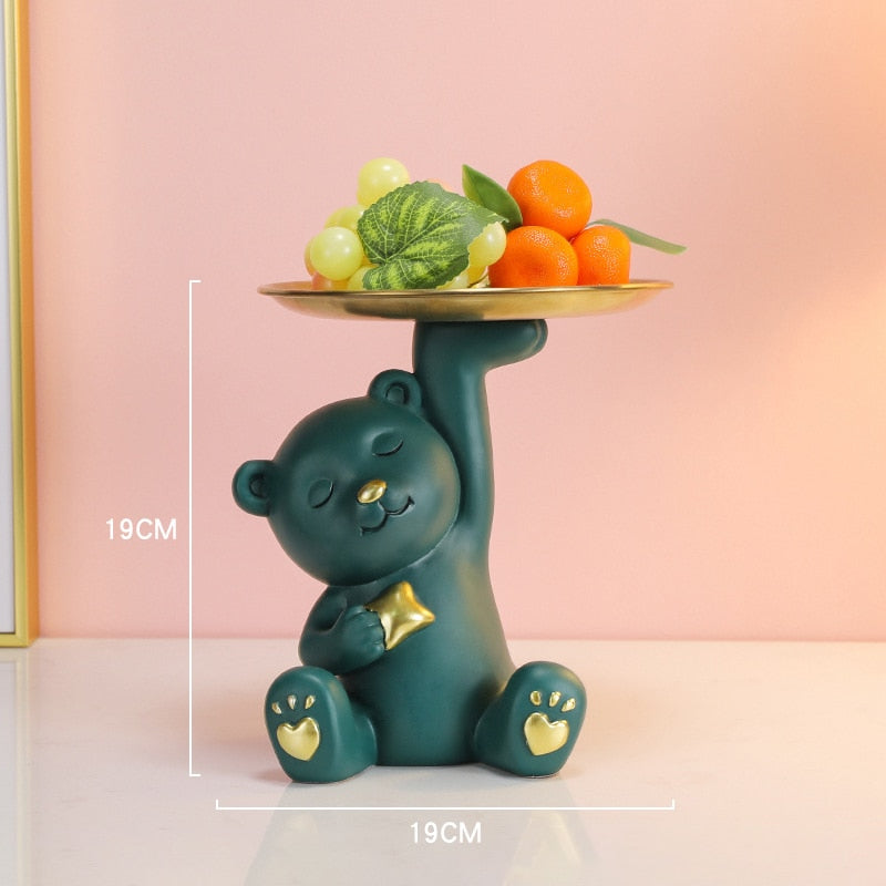 Arthia Designs - Sitting Bow Tie Bear Tray Statue - Review