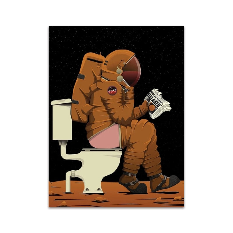 Arthia Designs - DC Superheroes Pooping Canvas Art - Review