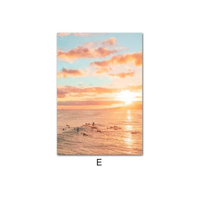 Arthia Designs - Ocean Sunset Landscape Canvas Art - Review