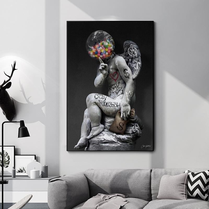 Arthia Designs - Graffiti David Head Sculpture Canvas Art - Review