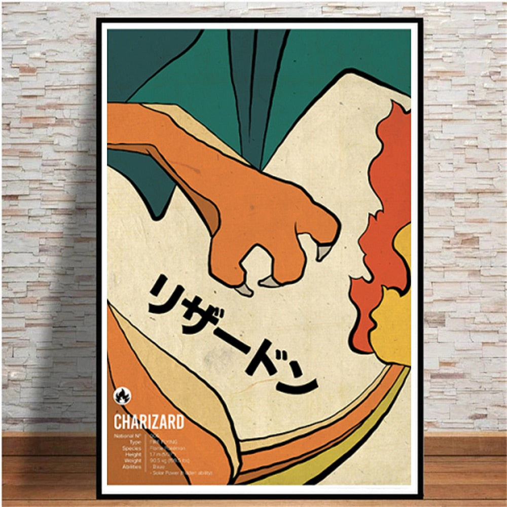 Arthia Designs - Pokémon Retro Poster Canvas Art - Review