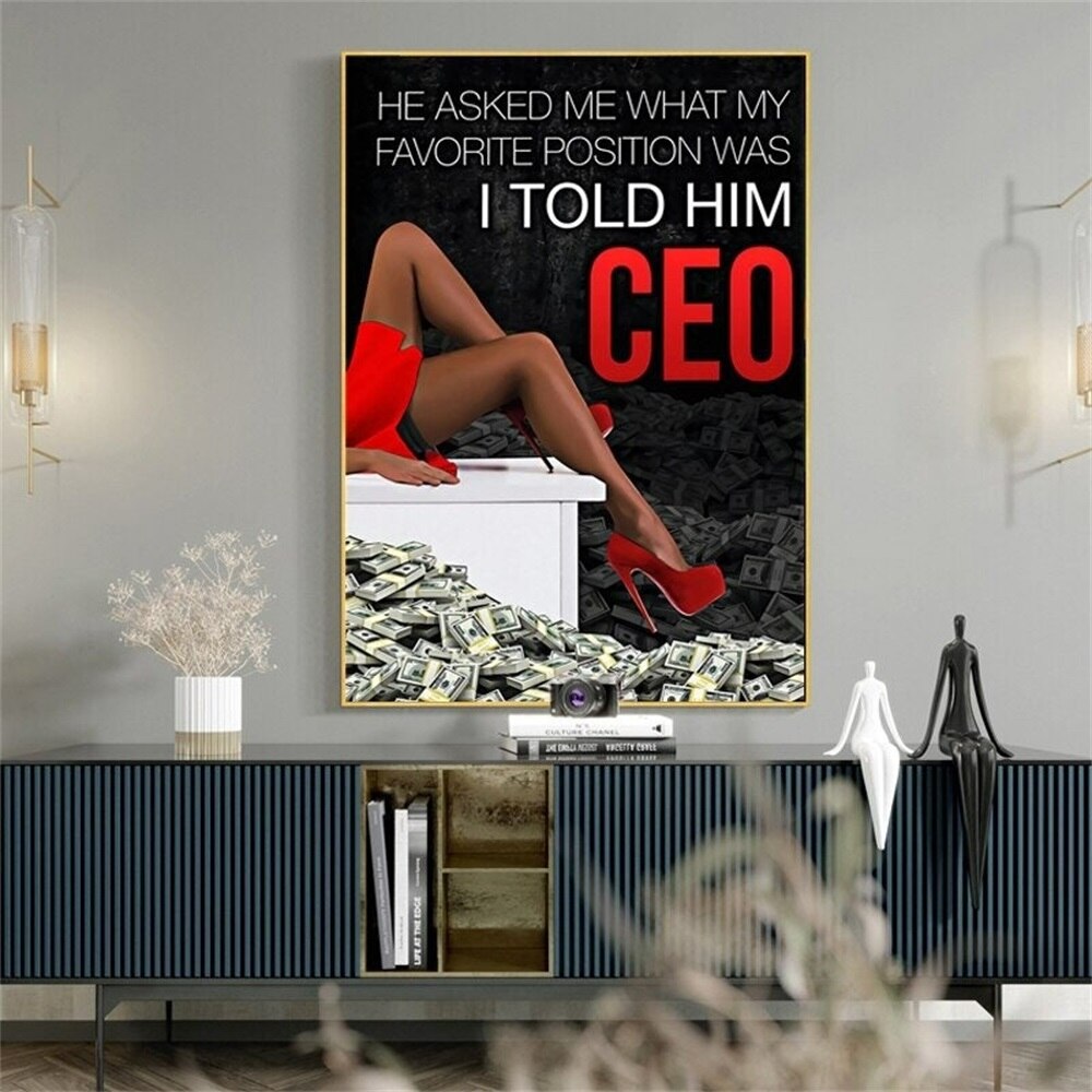 Arthia Designs - Motivational CEO Quote Canvas Art - Review