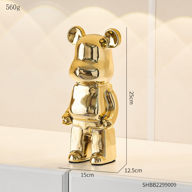 Arthia Designs - Electroplating Piggy Bank Bear Statue - Review