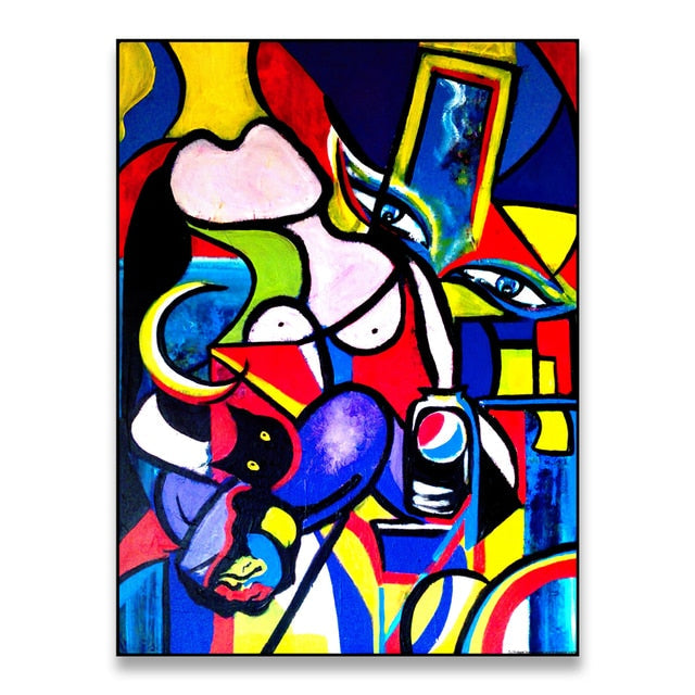 Arthia Designs - Abstract Graffiti Picasso Canvas Art - Review