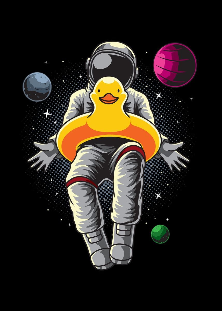 Arthia Designs - Various Funny Astronaut Painting Canvas Art - Review