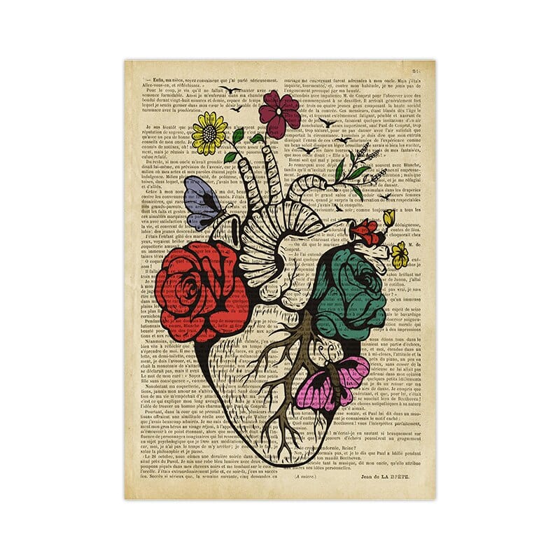 Arthia Designs - Vintage Anatomie Florale Canvas Art - Review