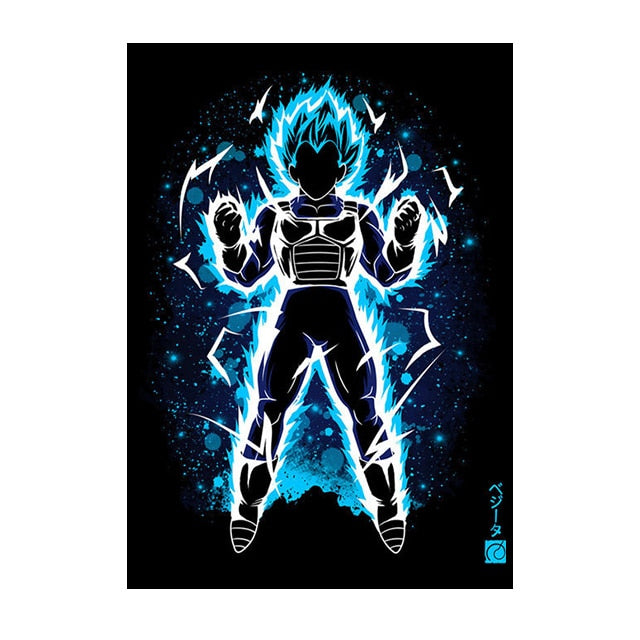 Arthia Designs - Dragon Ball Goku Silhouette Canvas Art - Review