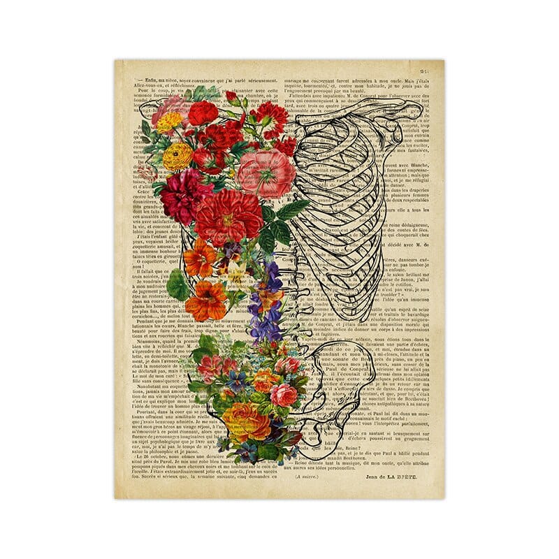 Arthia Designs - Vintage Anatomie Florale Canvas Art - Review