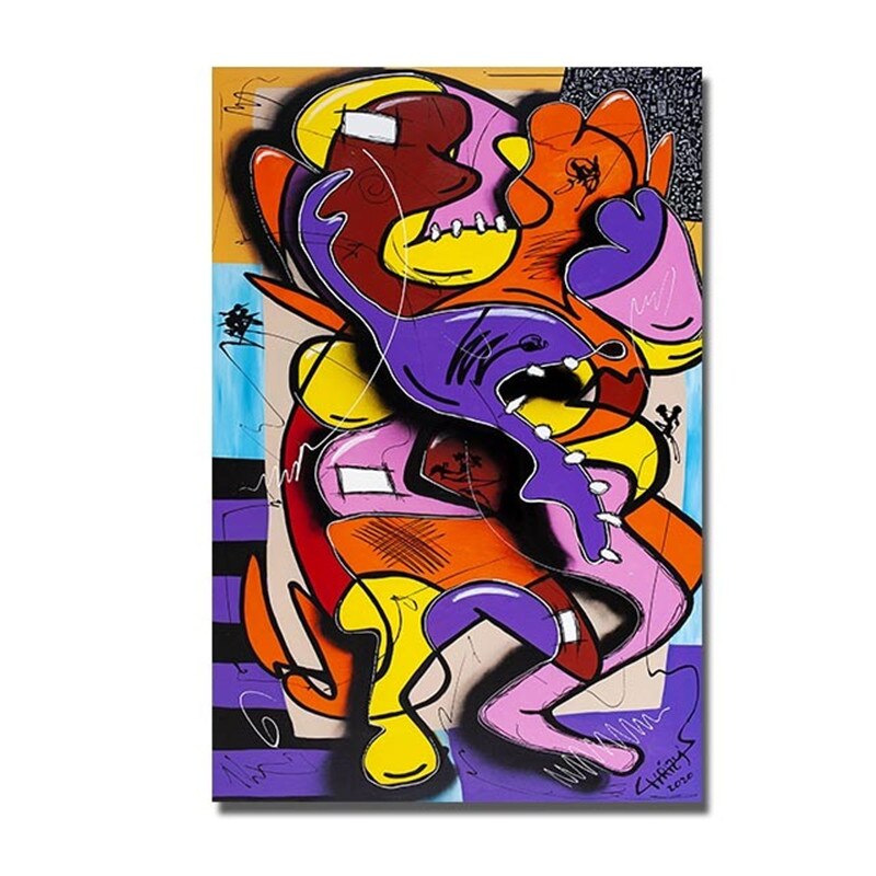 Arthia Designs - Abstract Graffiti Picasso Canvas Art - Review