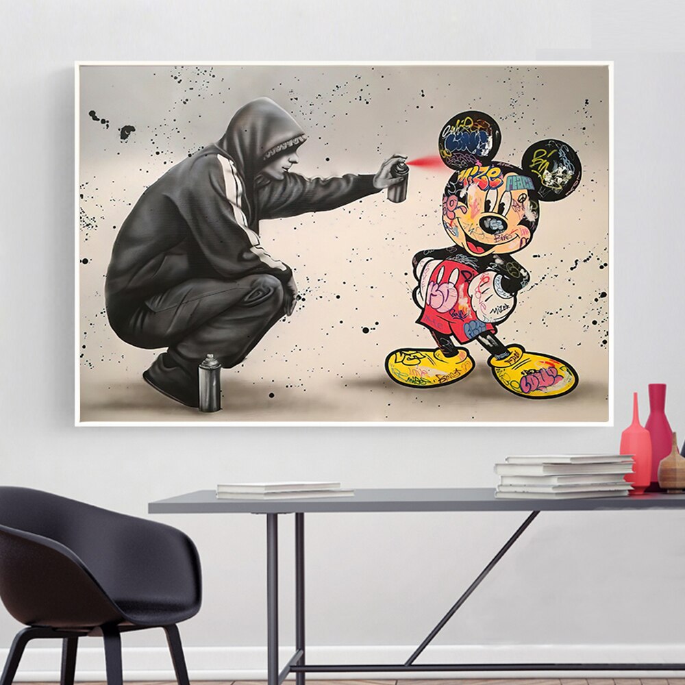 Arthia Designs - Mickey Mouse Graffiti Canvas Art - Review