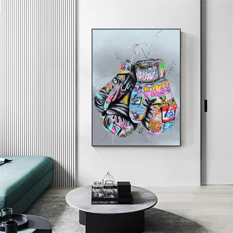 Arthia Designs - Boxing Gloves Graffiti Canvas Art - Review