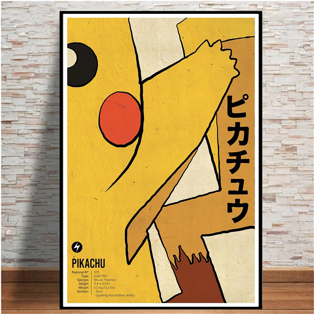 Arthia Designs - Pokémon Retro Poster Canvas Art - Review