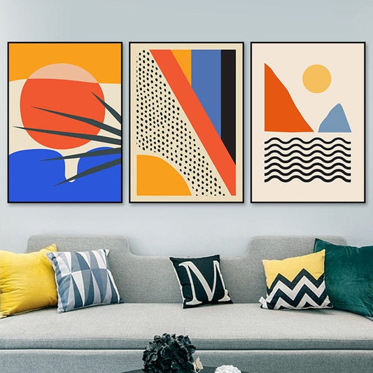 Arthia Designs - Geometric Sunrise Canvas Art - Review