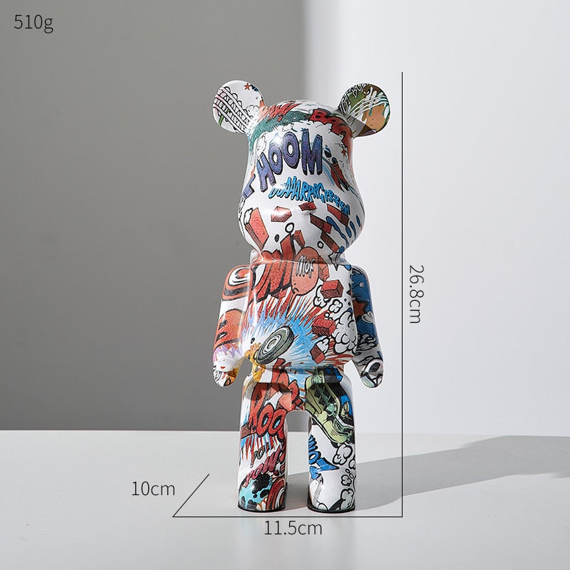 Arthia Designs - Graffiti Colorful Bear Statue - Review