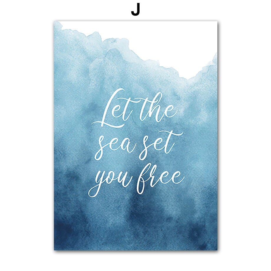 Arthia Designs - Let The Sea Set You Free Canvas Art - Review