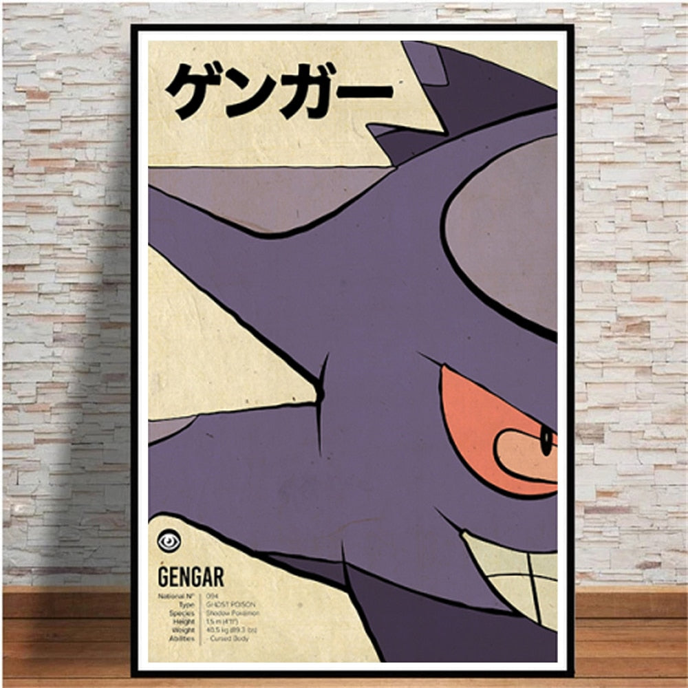 Arthia Designs - Pokémon Retro Poster Canvas Art - Review