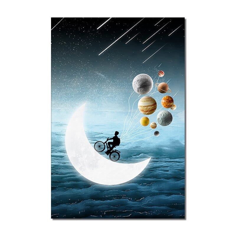 Arthia Designs - Take Me To The Moon Canvas Art - Review