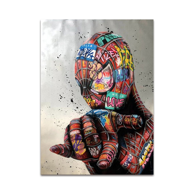 Arthia Designs - Graffiti Spider-Man Wolverine Canvas Art - Review