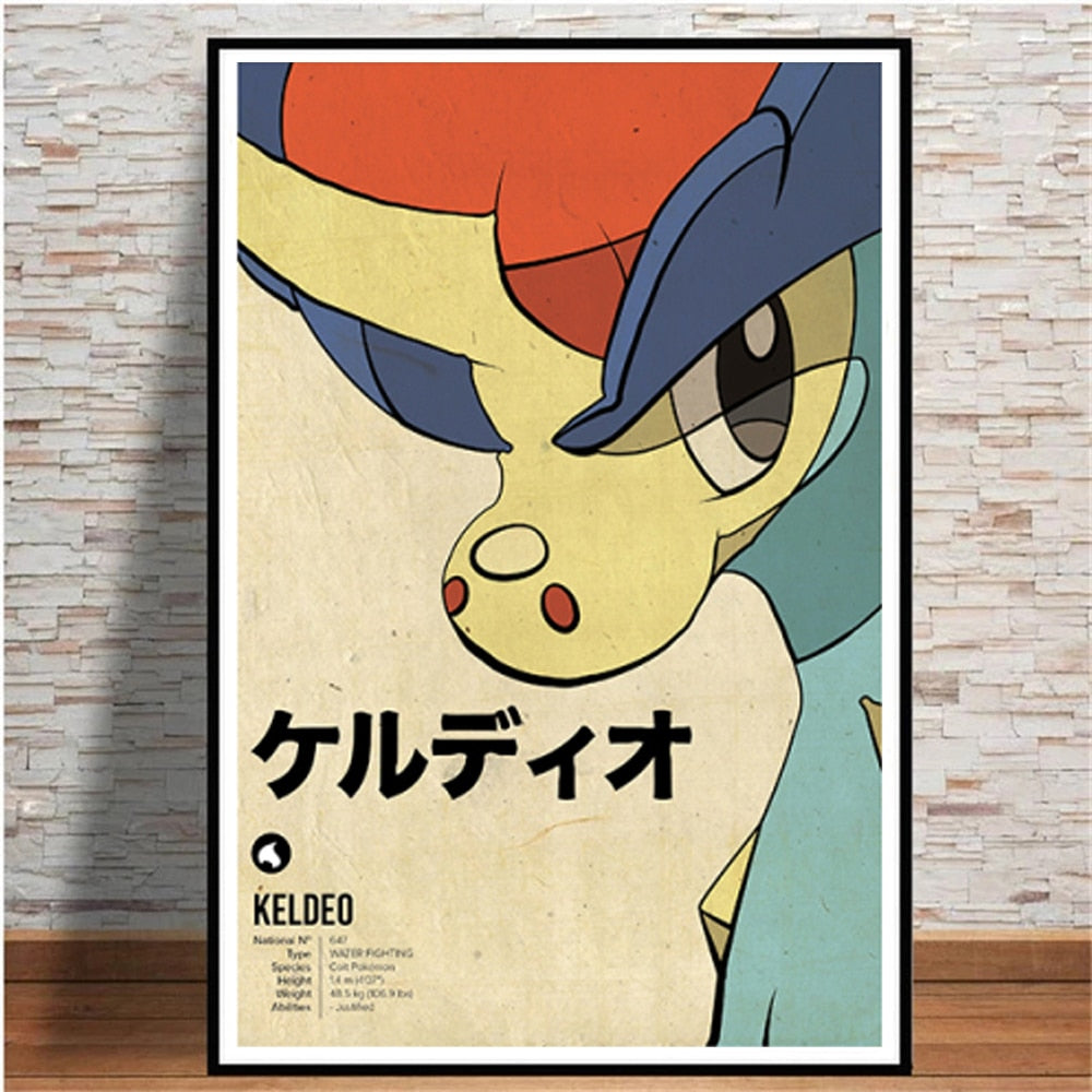 Arthia Designs - Pokémon Retro Poster Canvas Art - Review