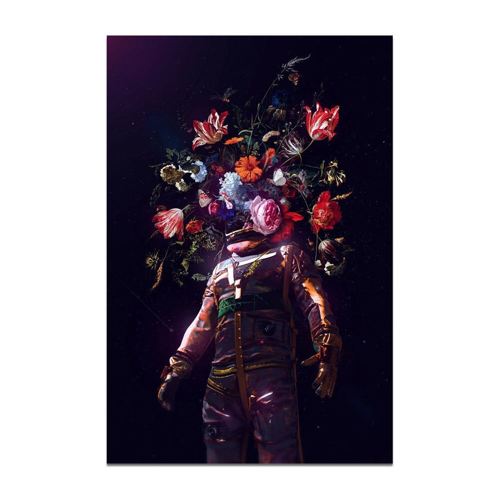 Arthia Designs - Astronaut Blooming Flower Canvas Art - Review