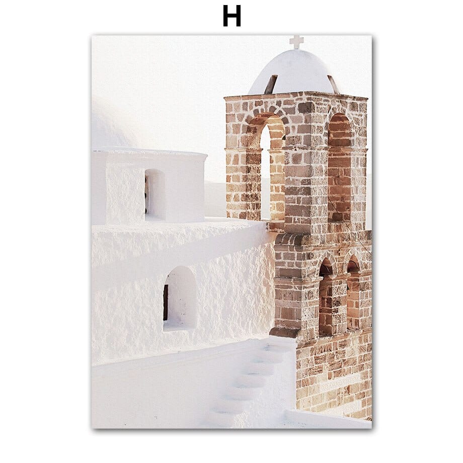 Arthia Designs - Authentic Santorini Architecture Canvas Art - Review