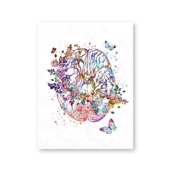 Arthia Designs - Floral Anatomy of Pregnancy Canvas Art - Review