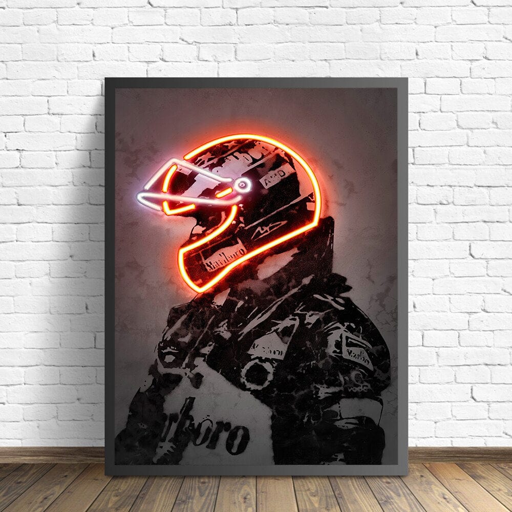 Arthia Designs - Bikers Neon Helmet Canvas Art - Review