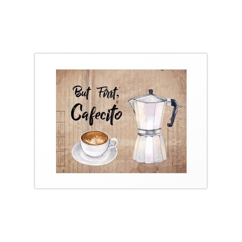 Arthia Designs - Classic Coffee Pot Blueprint Canvas Art - Review