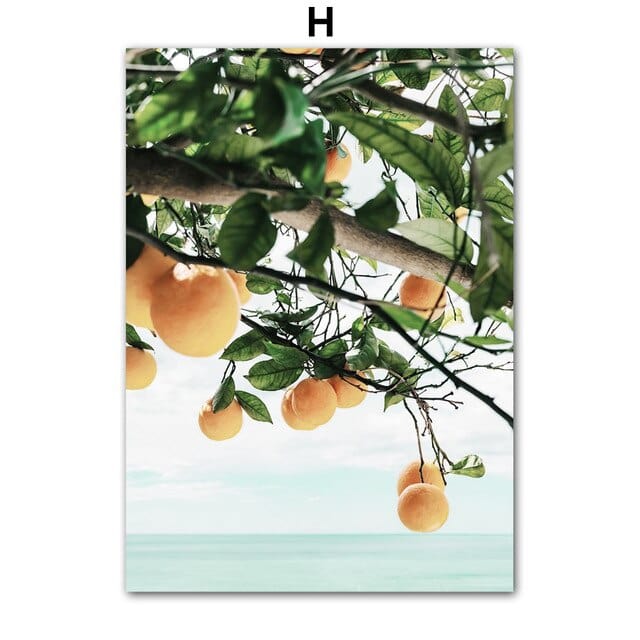 Arthia Designs - Tropical Forest Orange Garden Canvas Art - Review