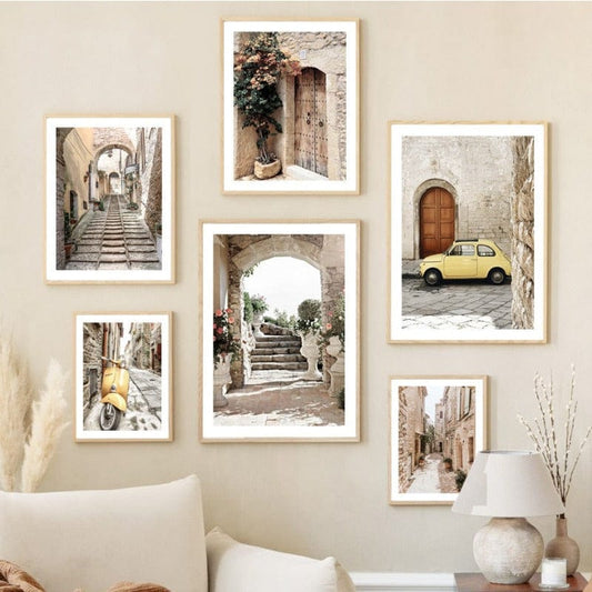 Arthia Designs - Vintage Street Town Canvas Art - Review