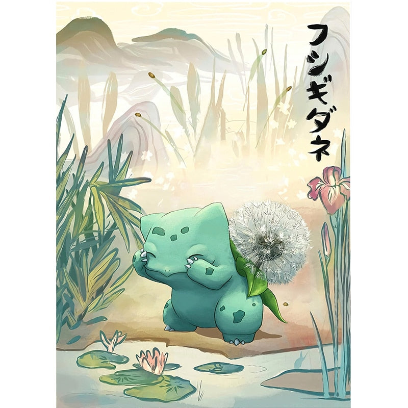 Arthia Designs - Japanese Pokemon Squirtle Anime Canvas Art - Review