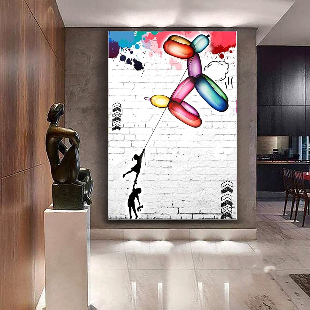 Arthia Designs - Balloon Dog Graffiti Canvas Art - Review