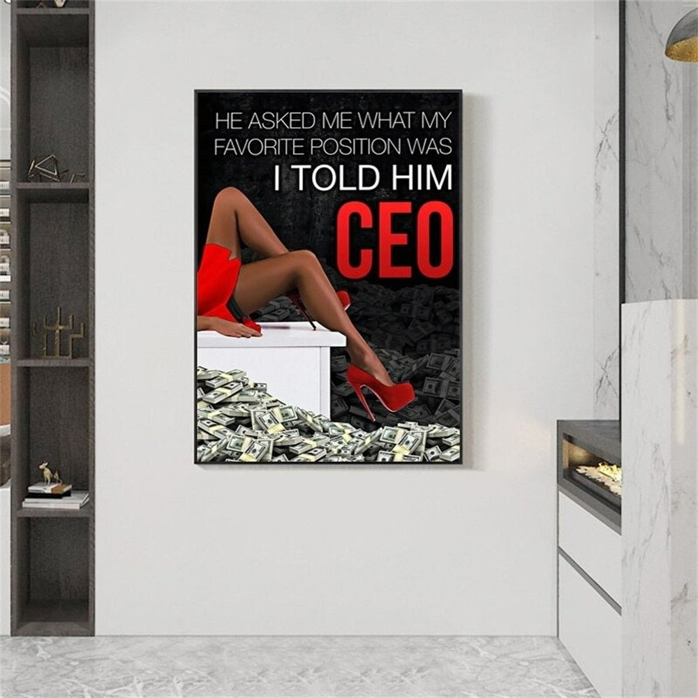 Arthia Designs - Motivational CEO Quote Canvas Art - Review