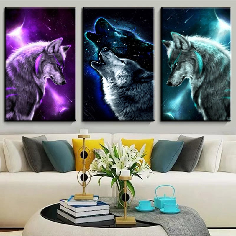 Arthia Designs - The Alphas Wolf Pack Canvas Art - Review